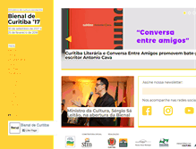 Tablet Screenshot of bienaldecuritiba.com.br